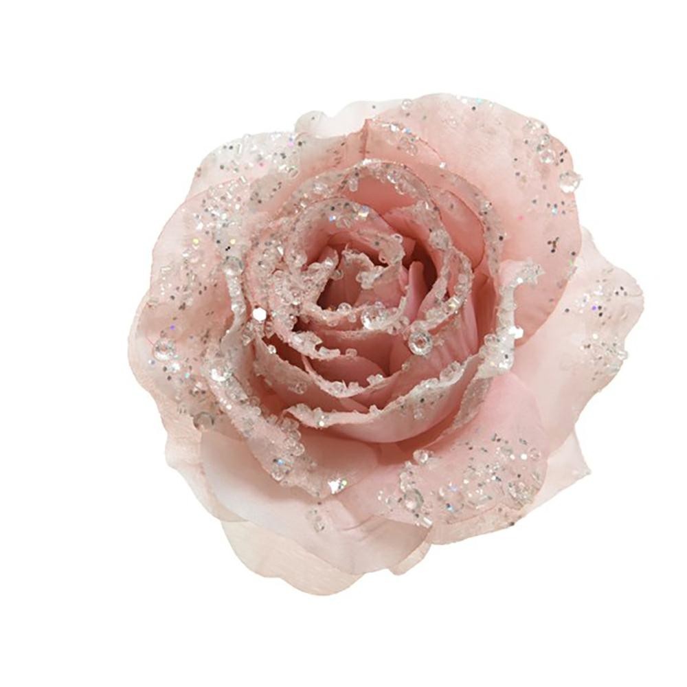 ROSA CCLIP E GLITTER PINK D14X8.5CM